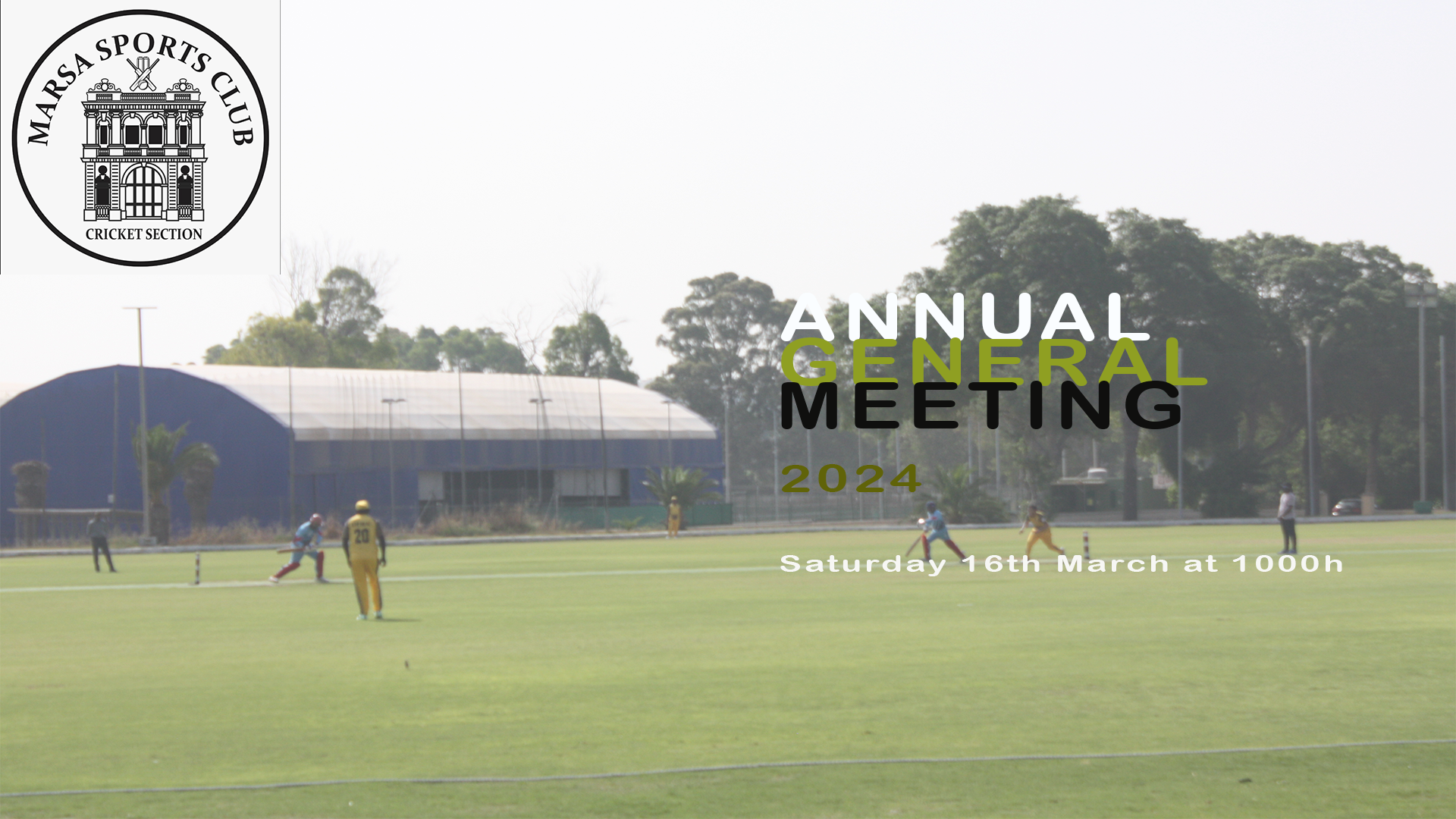 Cricket Section Annual General Meeting